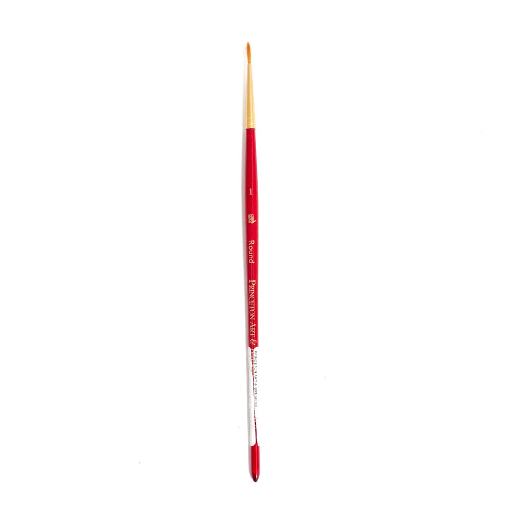 Princeton, Brushes, Art & School, Heritage, Synthetic Sable, Watercolor, 105316, Round, 1